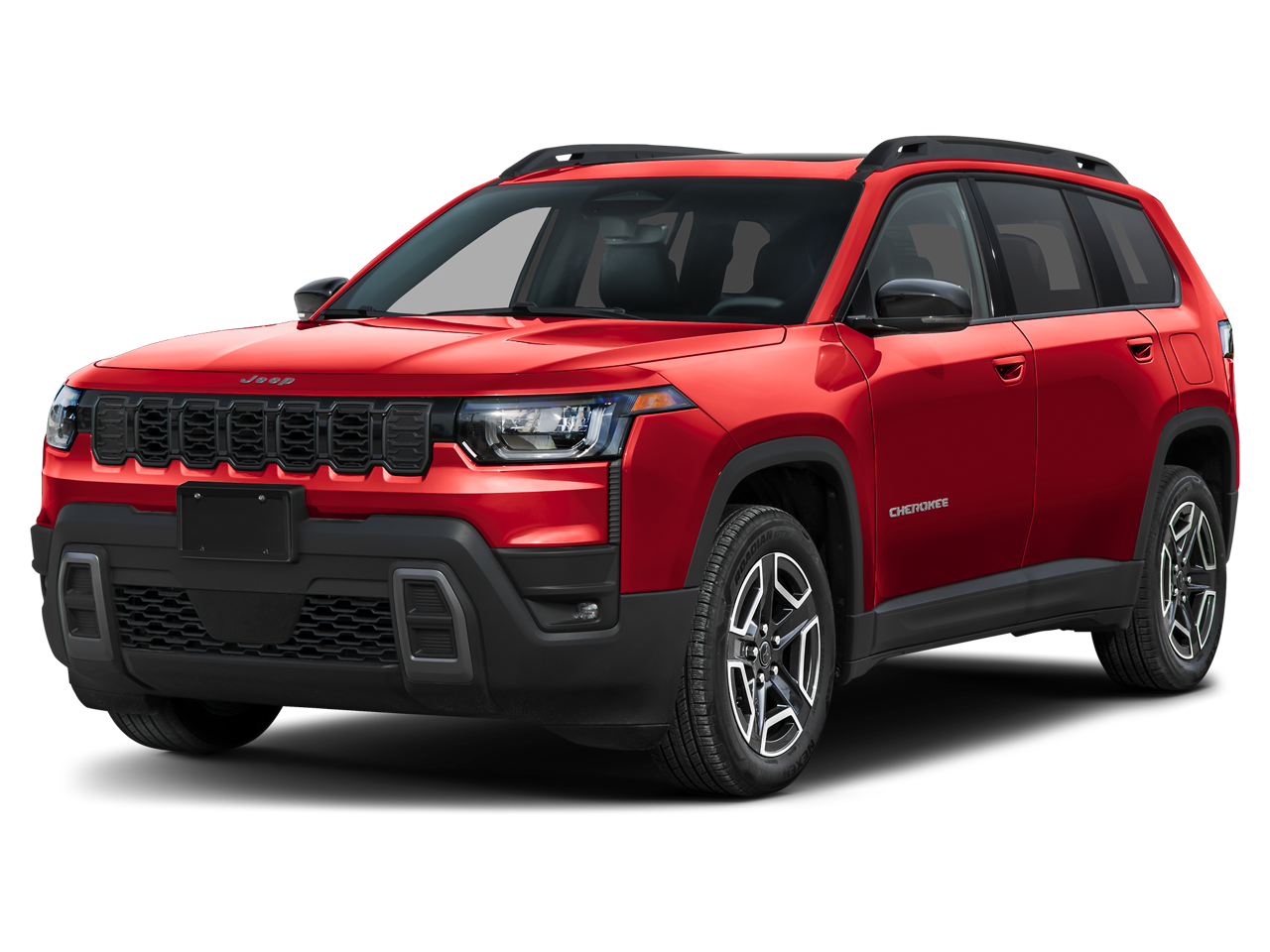 2026 Jeep Cherokee CHEROKEE LIMITED 4X4 in Red Hot Pearlcoat — front three-quarter view