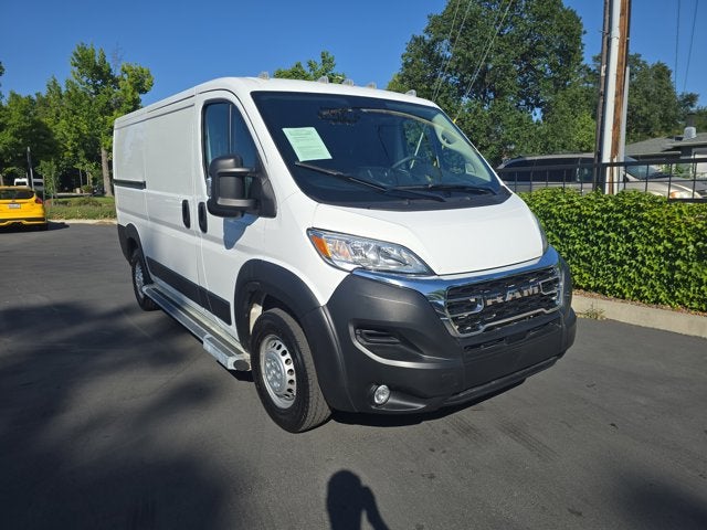 2025 RAM ProMaster 2500 Cargo Van Tradesman Low Roof 136' WB w/Pass Seat in Bright White Clearcoat — front three-quarter view
