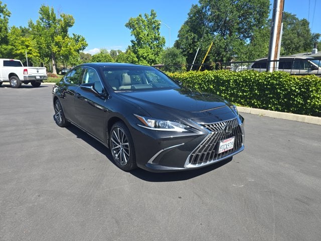 2025 Lexus ES 350 ES 350 in Black — front three-quarter view