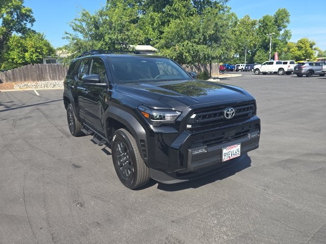2026 Toyota 4Runner SR5 in Black — front three-quarter view