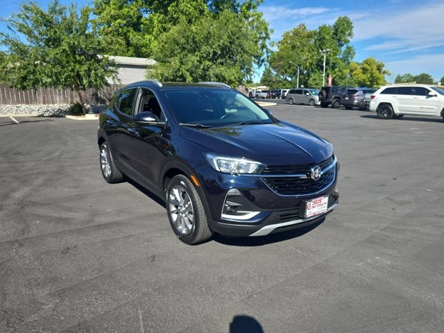 2021 Buick Encore GX FWD Select in Dark Moon Blue Metallic — front three-quarter view